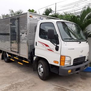 Hyundai Mighty N250SL Thùng Kín Bửng Nâng